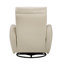 Fauteuil oscillant pivotant inclinable 1 pièce en cuir-2048444441