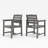 Bensley Patio Dining Chair HDPE Armchair (Set of 2)-70558363