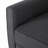 Smoke Fabric Push Back Chair For Elegant Home Décor