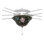 Tiffany Rosebush 3  Bowl Ceiling Fan Light Kit