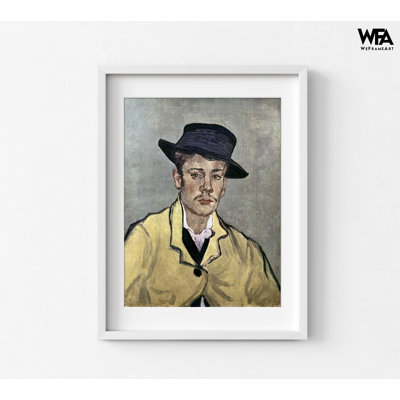 Portrait de Armand Roulin par Vincent Van Gogh, peinture de Van Gogh, portrait de Van Gogh