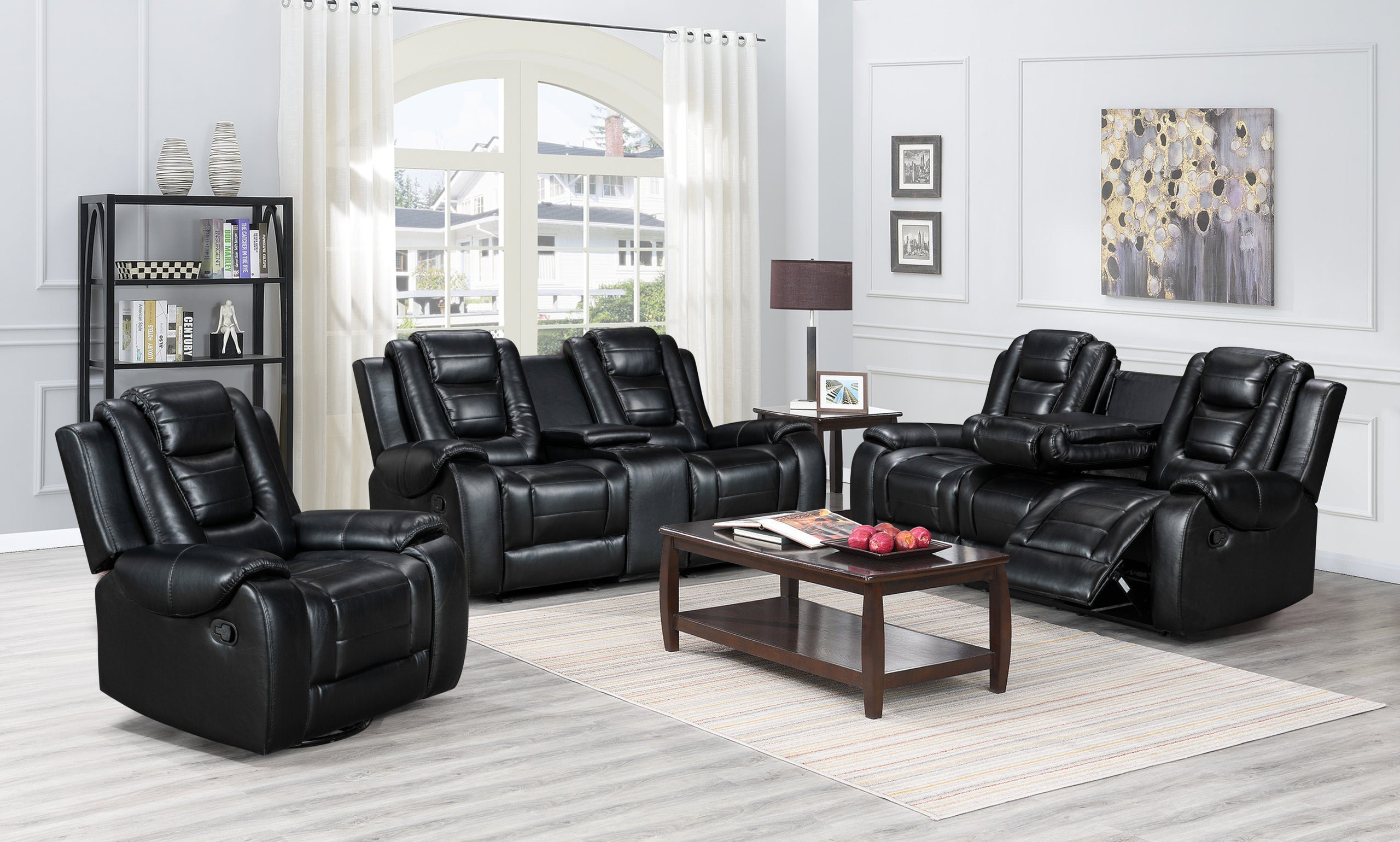 Latitude Run® Camreigh 3-Piece Reclining Sectional | Wayfair