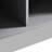 60.6'' Tall Grey Display Cabinet With Tempered Glass Door & Led Lighting - Living Room, Office, Study Storage Two Drawers And Adjustable Shelves Office Cabinet, Door, Lighting, Drawers,