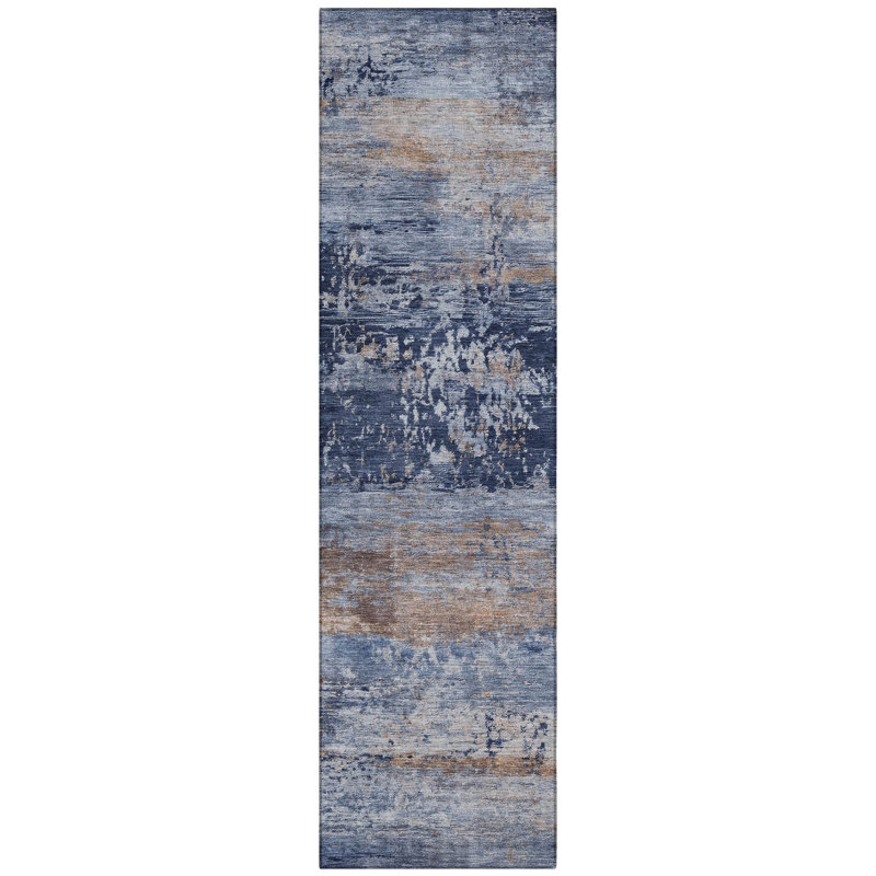 Machine Washable Indoor/Outdoor Jacinto ACN2146 Abstract Rug, Runner 2'3" x 7'6"