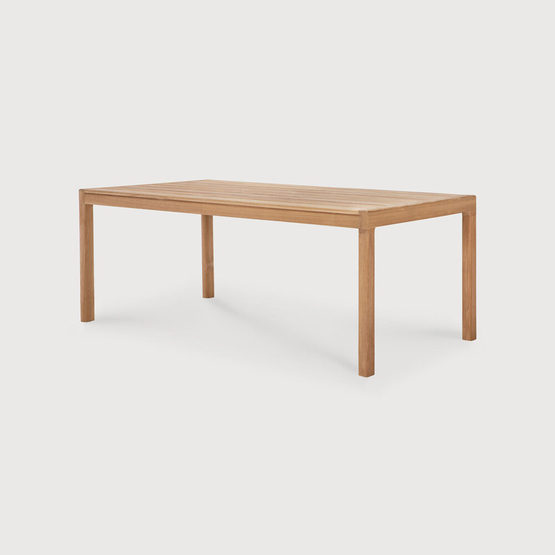Jack Outdoor Teak Dining Table, 39.5" W x 79" L x 30" H