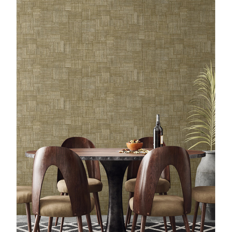  Papier peint en vinyle gaufré Designs, Jute