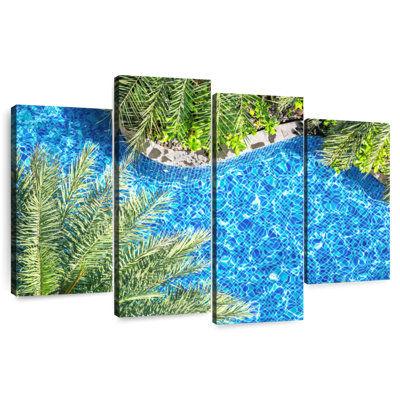 Poolside Palm Trees