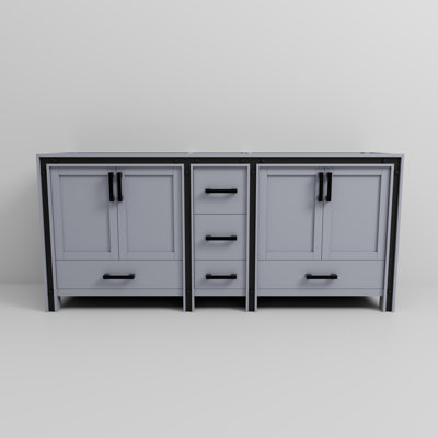Ziva 80 in W x 22 in D Double Bath Vanity