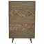 Mallen Solid Wood 70cm W 5 - Drawer Chest of Drawers