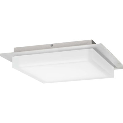 Plafonnier encastré à DEL carré de 14 pouces, énergie et entretien, 1250 lumens 25W, 3 couleurs sélectionnables 3000K / 4000K / 5000K, à intensité variable, diffuseur en acrylique gravé, pour une énergie intérieure intelligente intégrée