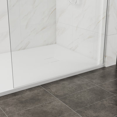 Darshanna 190mm H Walk In Frameless Walk In Glass Screens with Clear Glass