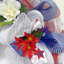 Couronne florale patriotique