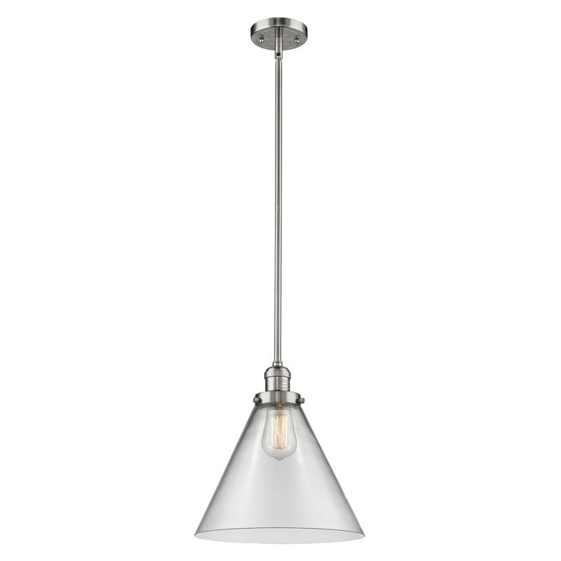 Anner 1 - Light Single Pendant, Clear, Polished Nickel