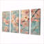 Fleur de cerisier rose, arrivée de printemps - art mural fleur de cerisier - ensemble d'art mural traditionnel-1793870991