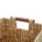 Handmade Water Hyacinth Storage Basket Set with Wood Handles (Set of 4)