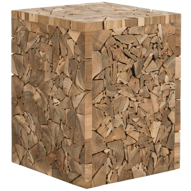 Tabouret décoratif en bois massif Hopper