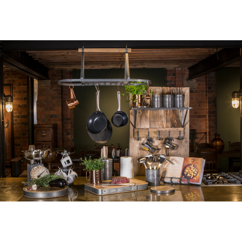 Industrial Kitchen Hanging Pot Rack