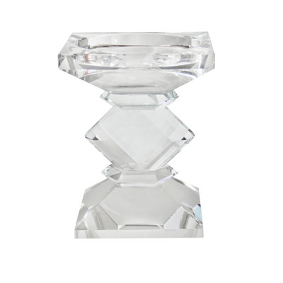 Bougeoir de table en cristal 4,5 po