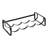 Stackable Metal Wine Rack,Tabletop Wine Storage,4 Bottle(Black)