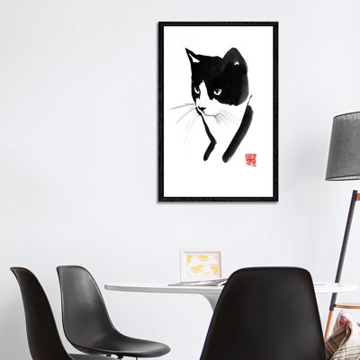 Cat Face by Péchane - Painting on Canvas