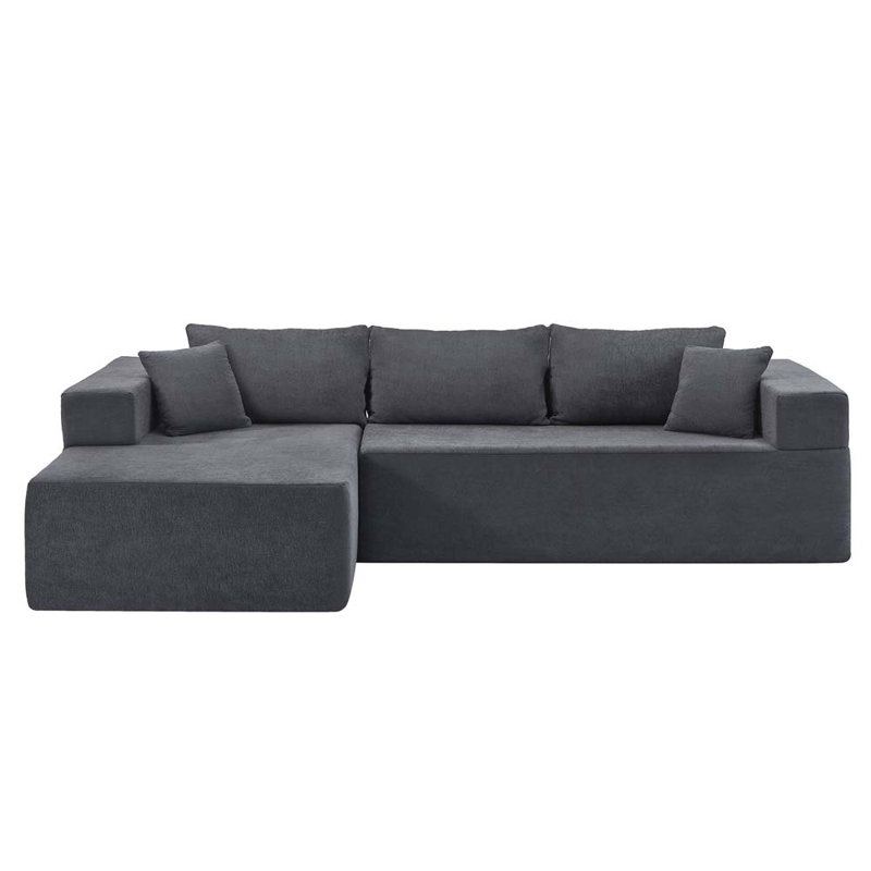 Canapé-lit modulaire Minimalist, Gris