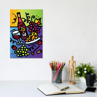 Tipsy by Lisa Lopuck - Wrapped Canvas Print