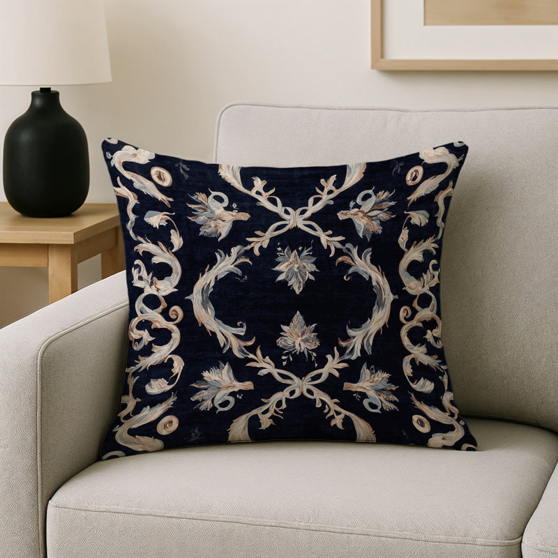 Modern Contemporary Indoor and Outdoor Throw Pillow, Grey Geometric 27, Square 16"