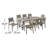 Rehkop 8-Person Solid Wood Patio Dining Set