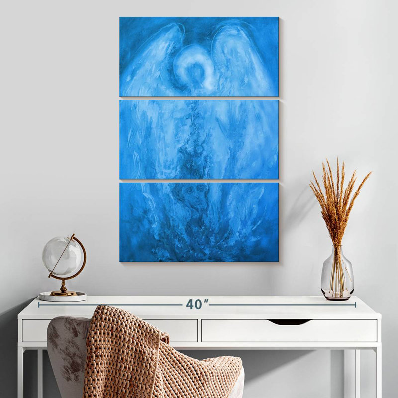 Leisha Blue Angel, 32'' H x 20'' W