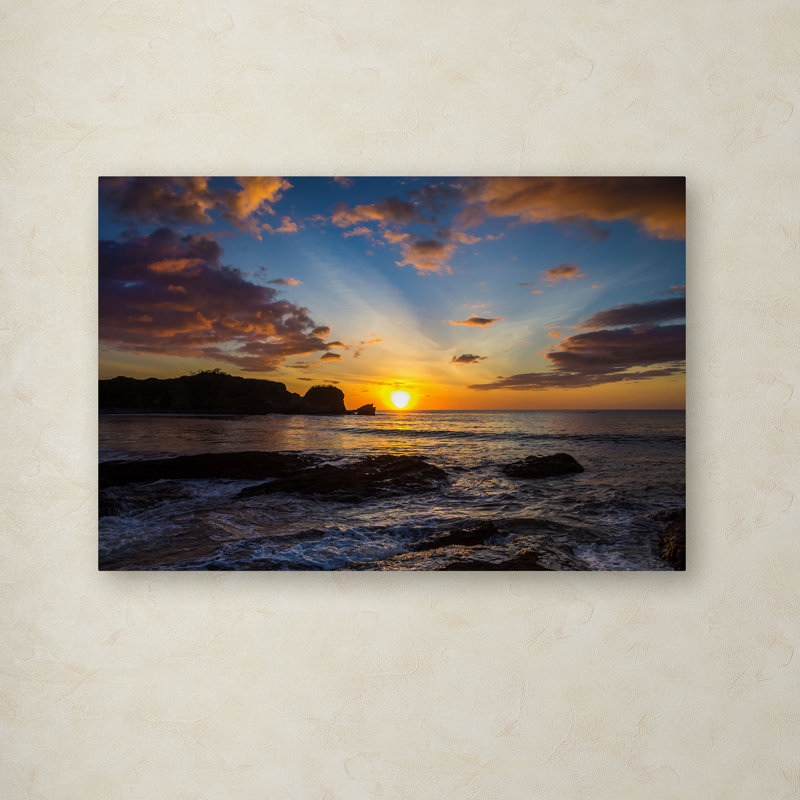 Ann «Sunset 2», reproduction de photo sur toile tendue Ann, H 22 po x l 32 po