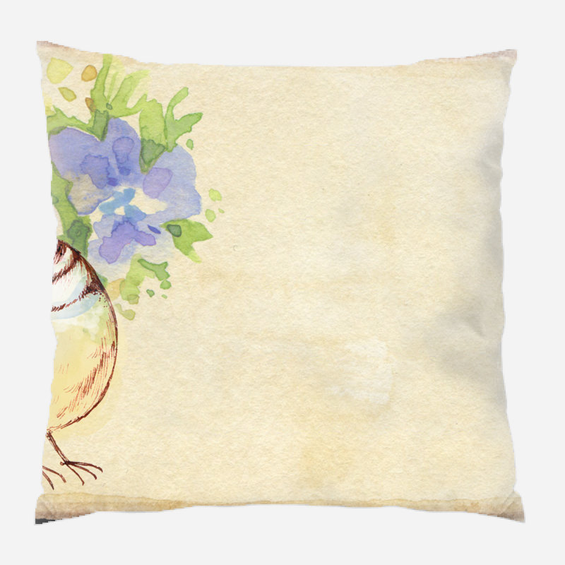 Outdoor Reversible Throw Pillow, Microsuede, Indoor