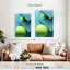 Cercles verts Avery et triangles bleus-108251101