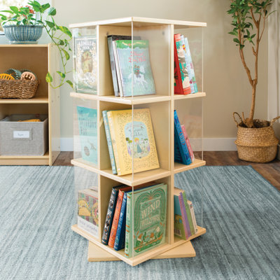EdQ Essentials Rotating Book Display 3 Tier by Guidecraft