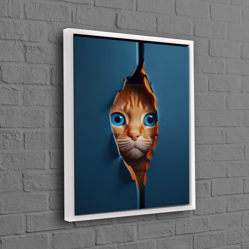 Print on Canvas, 60 cm H x 40 cm W, Framed Print without Mat, White