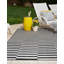 Tapis intérieur / extérieur rayé gris anthracite / ivoire Finkelstein-1597401956