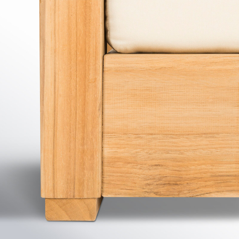 Melrose 5 - Piece Teak Sofa Seating Group with Cushions