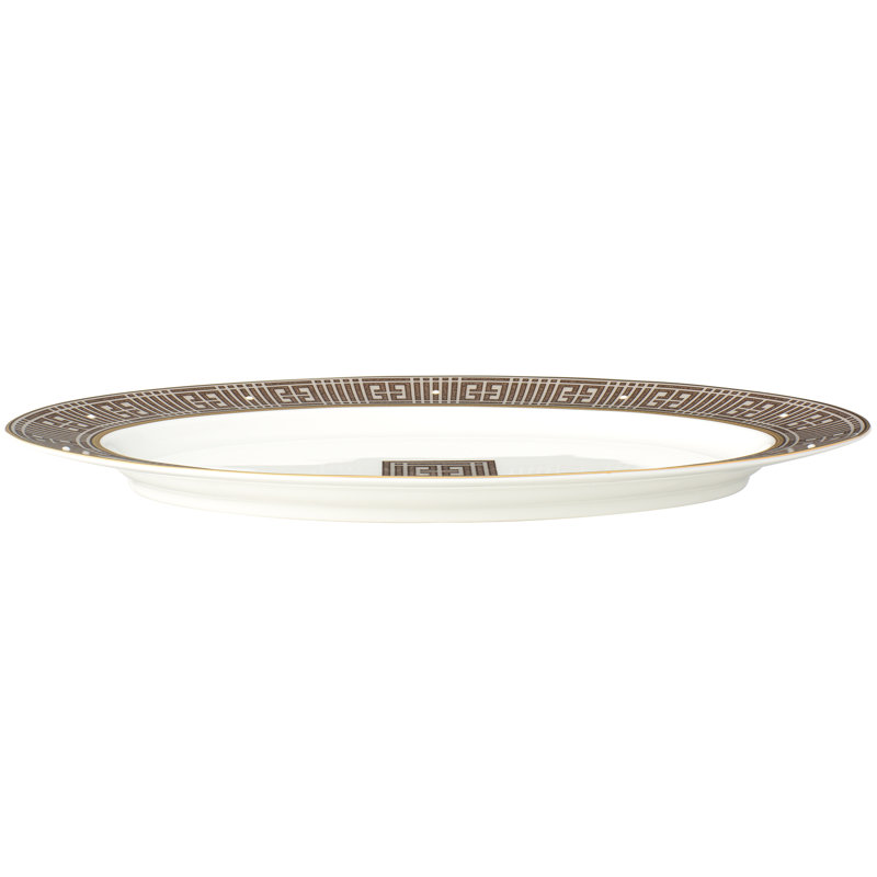 Noritake Infinity Oval Platter, 14", Bronze