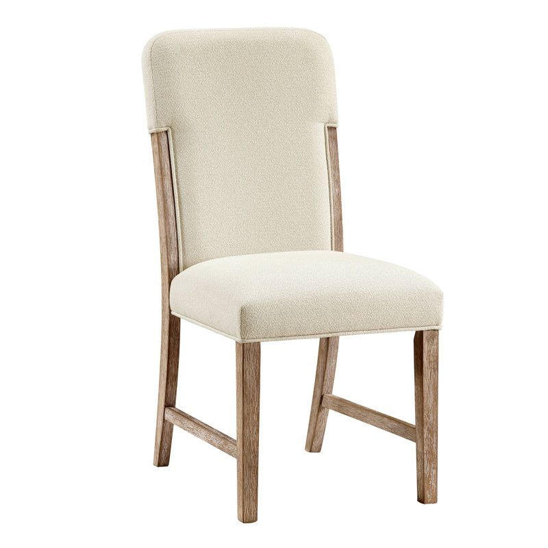 Ensemble de chaises de salle à manger modernes et confortables avec assise et dossier en chenille 2 pièces