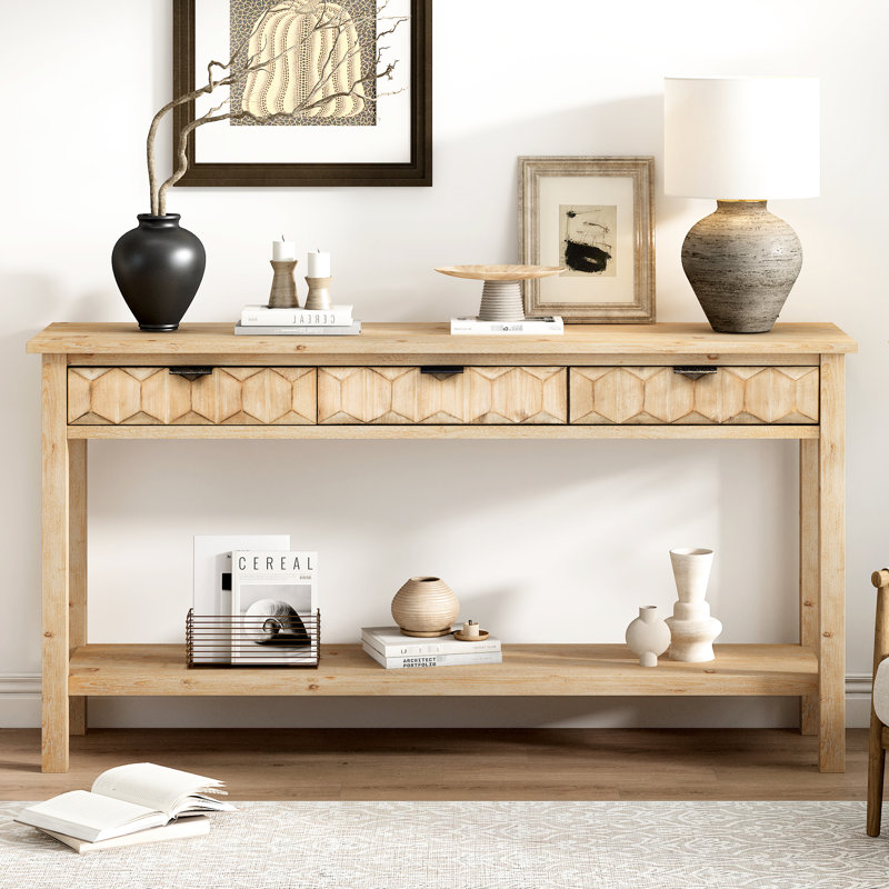 Console Honeycomb, Naturel