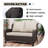 Wicker Outdoor Patio Loveseat-295267895