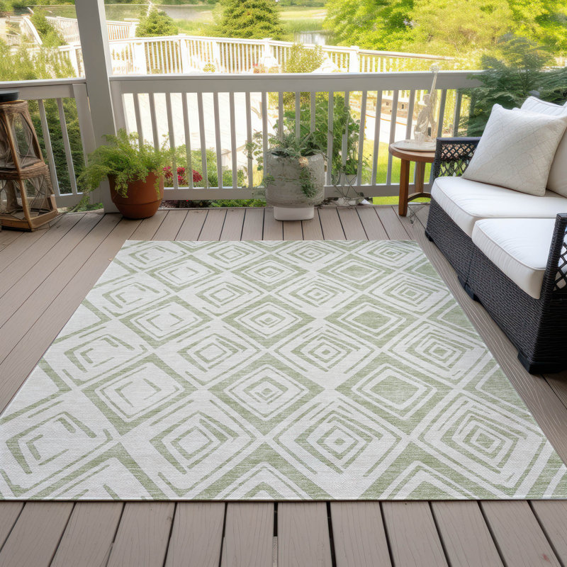 Tapis intérieur / extérieur Neysa, Rectangle 10 pi x 14 pi