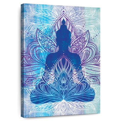 Silhouette de Bouddha assis Kerrick