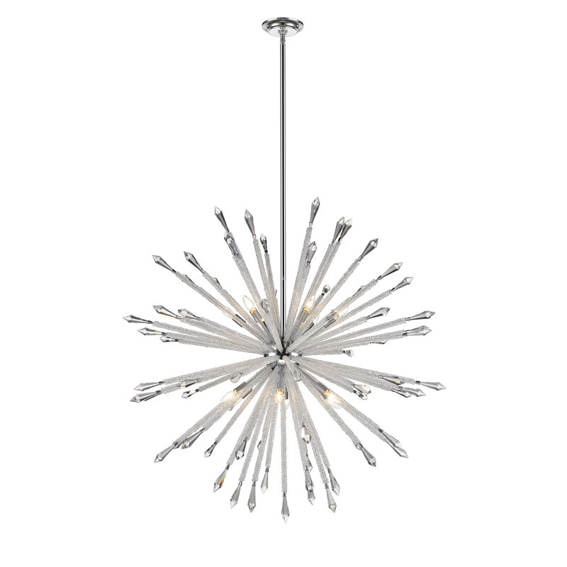 Pickering 12 - Light Dimmable Sputnik Sphere Chandelier