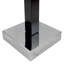 Lampe de table carrée brune 26 "H 26"