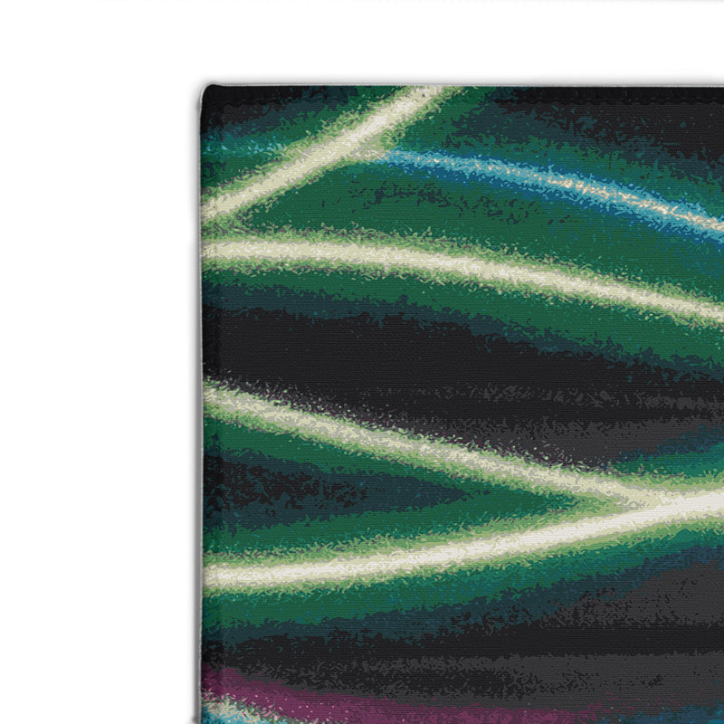 Nature Purple Indoor and Outdoor Area Rug, Rectangle 2' x 3'