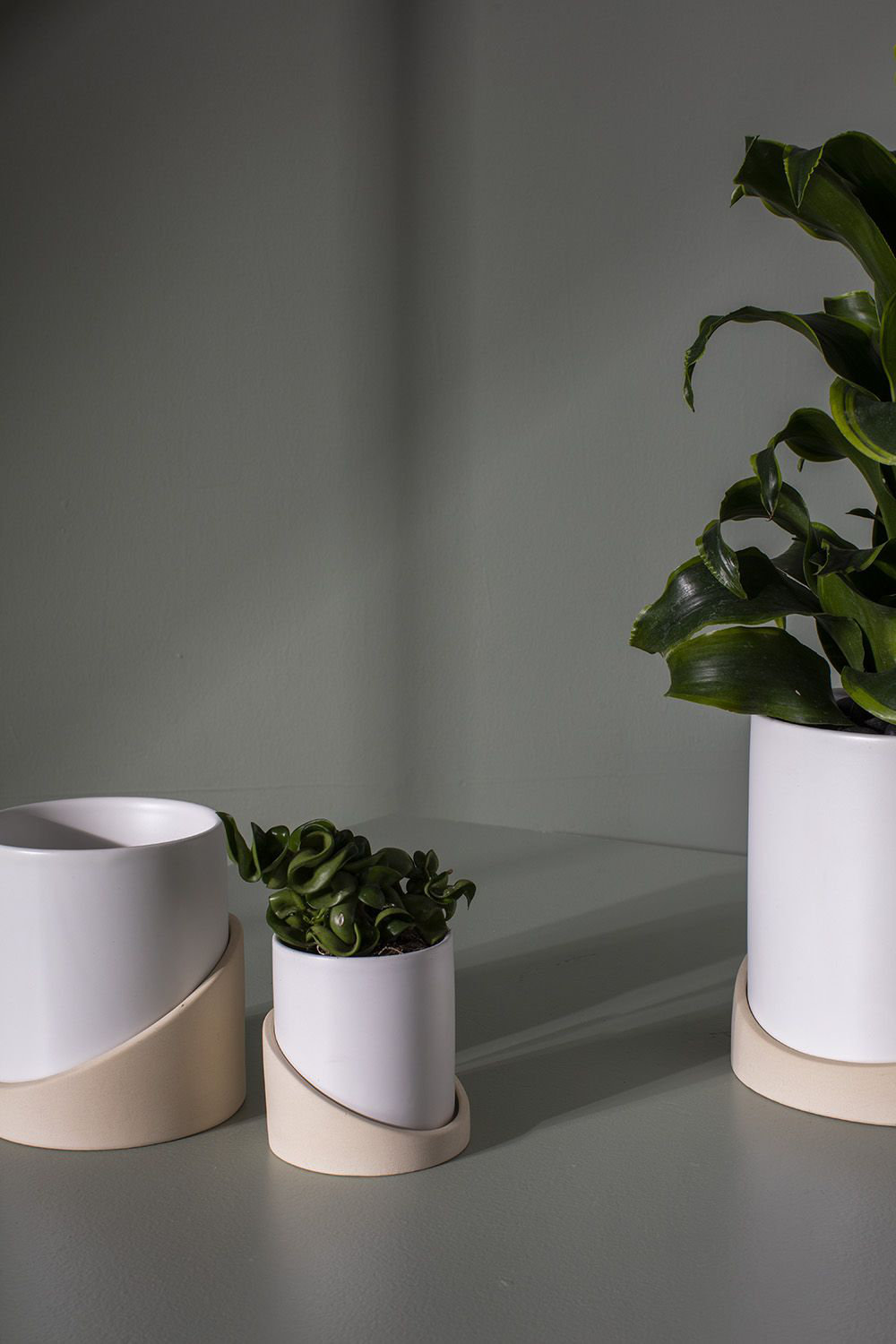 Mel Handmade Ceramic Pot Planter, 7.25" H x 6.5" W x 6.5" D