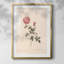 Imprimé floral rétro CXL III - impression encadrée-300144870