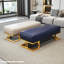 Banc rembourré gris-112214428