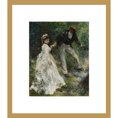 «La Promenade» par Pierre-Auguste Renoir, impression giclée encadrée