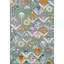 Tapis sarcelle floral intérieur / extérieur Abani Rugs Terase SAK130A-1241581437